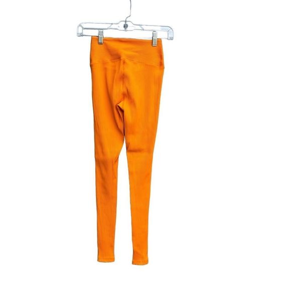 Year of Ours High High Ribbed Leggings in Orange Women’s Size XS - Picture 4 of 6